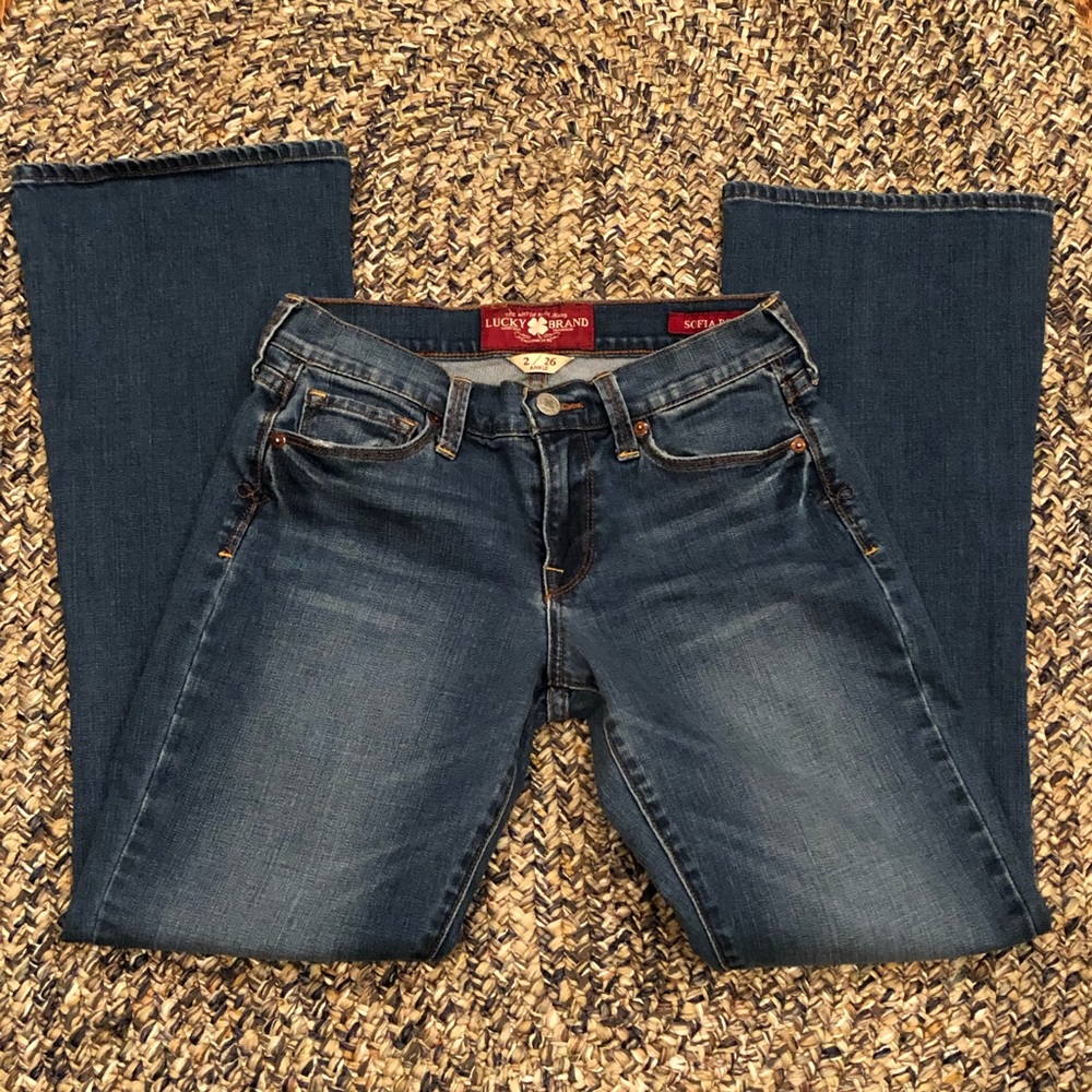Lucky Brand Sofia Boot 2/26 Ankle Jeans